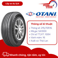 Lốp ô tô du lịch Thái Lan OTANI 215/70R16 SA1000