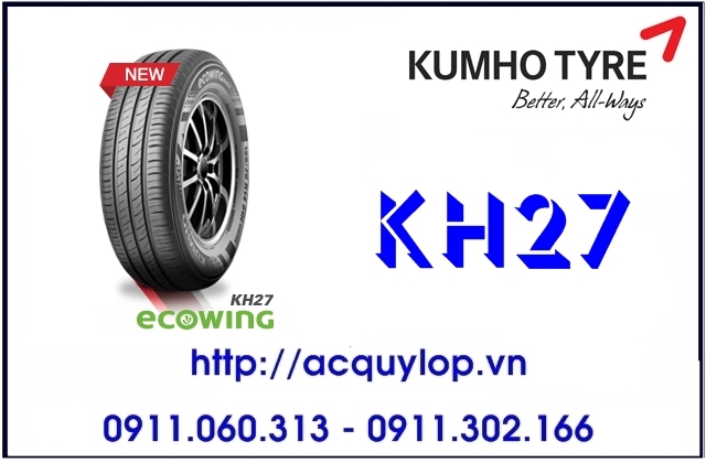 Lốp ô tô Kumho 205/65R15 KH27