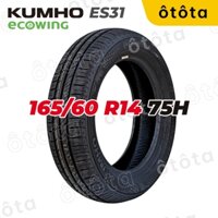 Lốp ô tô Kumho Ecowing ES31 – 165/60 R14 04 75H – Chính Hãng BH 5 năm (165/60R14, 165 60 R14)
