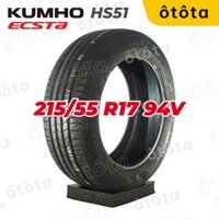 Lốp ô tô Kumho Ecsta HS51 – 215/55 R17 94V – Chính Hãng BH 5 năm () 215/55R17