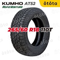 Lốp ô tô Kumho Road Venture AT52 – 265/60 R18 110T – Chính Hãng BH 5 năm ()  265/60R18