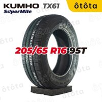 Lốp ô tô Kumho Super Mile TX61 – 205/65 R16 95T – Chính Hãng BH 5 năm (205/65R16, 205 65 R16)