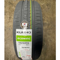 Lốp ô tô Kumho Việt Nam 195/55R16 87V KH27 cho Hyundai Accent, Hyundai i20, ford Fiesta, Suzukia Ciaz