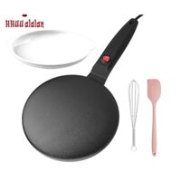 🔥Lớp phủ chống dính Máy làm bánh Crepe điện 600W Máy làm bánh Pancake cầm tay Lưới tròn điện cho bánh Pancake US Plug