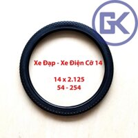 Lốp & Săm (Ruột & Vỏ) Xe Đạp – Xe Điện  Cỡ 14, 14x2.125 (14x2125) , 54-254 Kenda