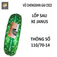 LỐP SAU XE JANUS-VỎ CHENGSHIN GAI C922- THÔNG SỐ 110/70-14