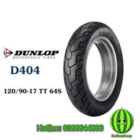 LỐP (VỎ ) Dunlop 120/90/17 d404 cho lốp sau xe PKL