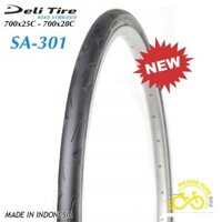 Lốp (Vỏ) xe đạp Deli Tire SA301 700x25C 700x28C - 1 Cái