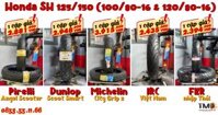 Lốp Xe Chống Đinh Honda SH 125/150 Chính Hãng, Freeship Toàn Quốc