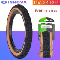 Lốp Xe Đạp Gấp Màu Vàng INNOVA 14 * 1.5 14 inch 412 Phiên Bản 40-254
