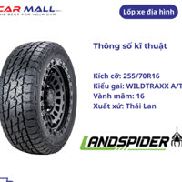 Lốp xe địa hình LANDSPIDER 255/70R16 WILDTRAXX  A/T