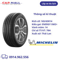 Lốp xe du lịch MICHELIN 165/65R14 Energy XM 2+