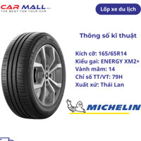 Lốp xe du lịch MICHELIN 165/65R14 Energy XM 2+