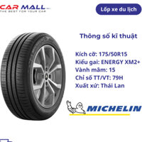 Lốp xe du lịch MICHELIN 175/50R15 Energy XM 2+