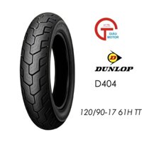 Lốp Xe Dunlop 120 90 - 17 D404 Tt 61H Vỏ Xe Máy Dunlop Size 120 - 90 - 17 D404 Tt 61H Lốp Dunlop Rebel _ Gn125