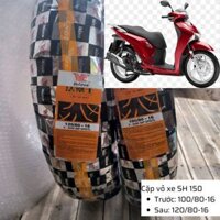 Lốp xe không săm SH 150 bánh trước 100/80-16 và bánh sau 120/80-16, nhãn hiệu Veloce, Đài Loan