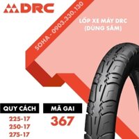 Lốp xe máy 2.50-17 bánh trước và bánh sau xe vành 17 dream, wave, sirius,... có ruột