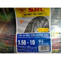 LỐP XE MÁY ĐIỆN KHÔNG SĂM SAO VÀNG 3.50-10