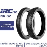Lốp xe máy IRC xe Yamaha Exciter 150 loại không săm