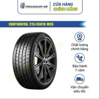 Lốp xe ô tô Continental 215/45R18 MC6 - Lắp xe Sedan, Vinfast VF e34  - Thegioilop.vn