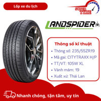 Lốp xe ô tô du lịch Thái Lan LANDSPIDER 235/55ZR19 CITYTRAXX H/P