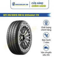 Lốp xe ô tô  Giti 205/65R16 99H XL Comfort T29 - Lắp xe  Honda Odyssey, Kia Grand Carnival,...vận hành êm ái