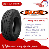 Lốp xe ô tô tải nhẹ & xe thương mại MAXXIS 165R13C MCV5