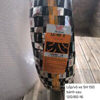 Lốp xe SH 150 sau 120/80-16 không săm Veloce – Đài Loan