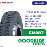 Lốp xe tải GOODRIDE 11.00R20 CM987 (Thái Lan)