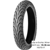 Lốp xe Winner, Exciter sau 110/70-17 tốc độ cao không săm Veloce – Đài Loan
