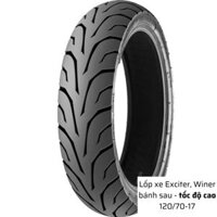 Lốp xe Winner, Exciter sau 120/70-17 tốc độ cao không săm Veloce – Đài Loan