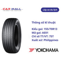 LỐP XE YOKOHAMA 155/70R13 AE01