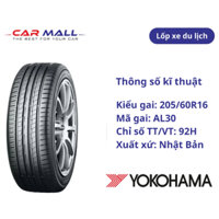 LỐP YOKOHAMA 205/60R16 AL30