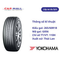 LỐP YOKOHAMA 265/60R18 G056