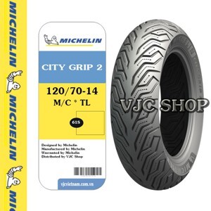 Lốp/Vỏ xe máy Michelin 120/70-14 City Grip 2