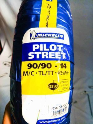 Lốp/vỏ xe máy Michelin 90/90-14 Pilot Street Thái Lan