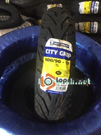 Lốp/vỏ xe máy Michelin 100/90-10 City Grip (lốp sau Lead, spacy)