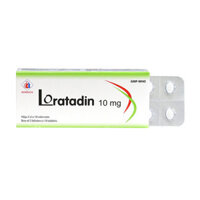 Loratadin 10mg Domesco 2 vỉ x 10 viên