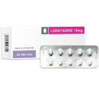 Loratadin 10mg trị viêm mũi dị ứng, mày đay, ngứa