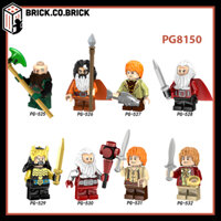 Lord Of The Rings Đồ Chơi Lắp Ráp Mô Hình Minifigure Chúa Tể Những Chiếc Nhẫn Lính Trung Cổ PG8150