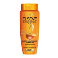 L'oreal Paris DầU GộI L'oréal Paris DưỡNg TóC Suôn MượT Elseve Extraodinary Oil Ultra Nourishing 280ml
