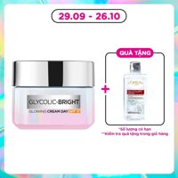 L'oreal Paris Kem Dưỡng Ban Ngày L'oreal Paris Sáng Da Glycolic Bright Glowing Cream Day Spf17 50ml