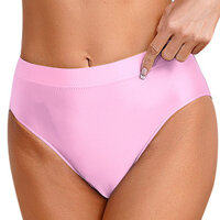 Lorilida Nữ Bóng Mịn Quần Đùi Co Giãn Dây Thắt Lưng Màu Trơn Quần Lót Đồ Bơi