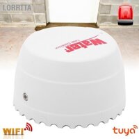 Lorrtta Máy dò rò rỉ nước không dây Wifi 3V Báo động tràn Đèn LED màu đỏ hoạt cho Tuya