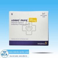 Losec Mups 20mg trị trào ngược dạ dày, thực quản (2 vỉ x 7 viên)