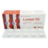 Lostad T50 Losartan 50mg Stella Hộp 30viên