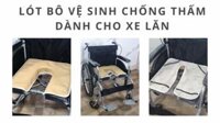 Lót bô vệ sinh cho xe lăn Simili, tấm lót chống thấm cho xe lăn, ghế bô vệ sinh, tấm lót xe lăn cho người bệnh, người già NIKITA, LUCASS, TAJERMY