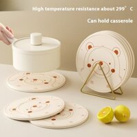 Lót Cách Nhiệt Silicon Lót nồi Lót cốc Lót Bát Lót chống bỏng Lót bàn ăn Lót cát