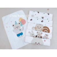 Lót chống thấm, lót thay bỉm Muslin siêu mát cho bé