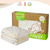 Lót chống thấm sợi tre Nappi cho bé, lót thay bỉm cao cấp chống thấm nước - Monnie Kids